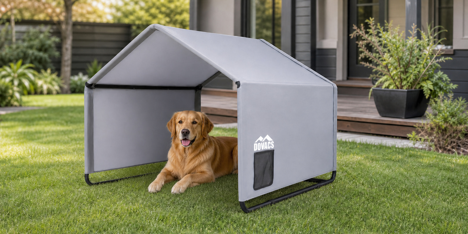 All-Season Dog Canopy — Shade mode