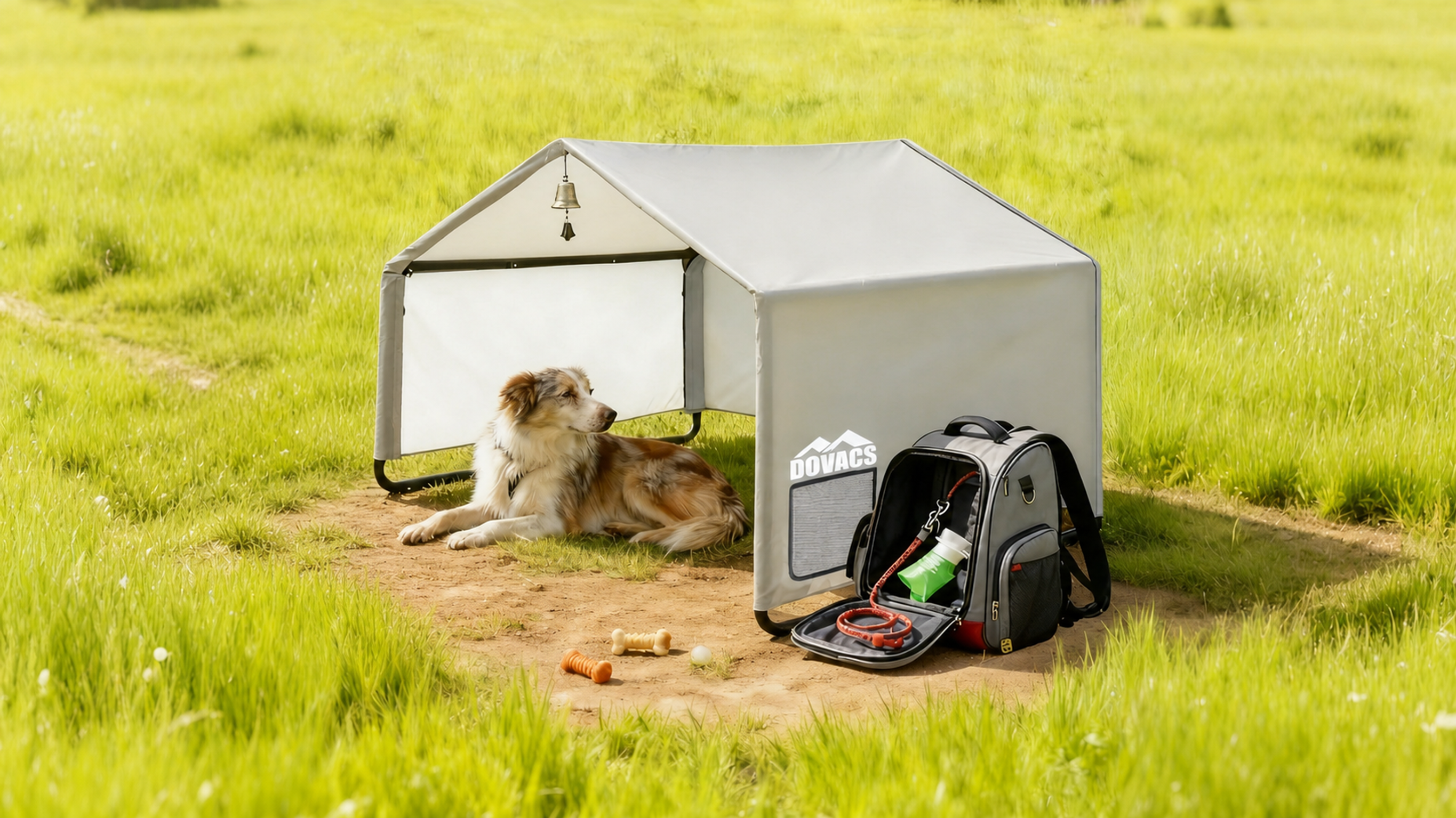 All-Season Dog Canopy — Shelter mode